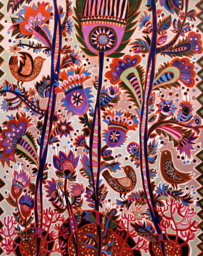 Image of Christmas at the Doorstep by Olesya Sikora, size: 70х90 см, made of canvas, acrylic, Painting medium, from Drohobych, priced at ₴26000