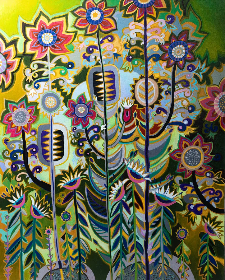 Image of Boykivshchyna by Olesya Sikora, size: 80х100 см, made of canvas, acrylic, Painting medium, from Drohobych, priced at ₴27000