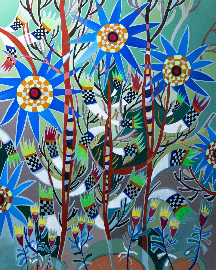 Image of Awakening by Olesya Sikora, size: 80х100 см, made of canvas, acrylic, Painting medium, from Drohobych, priced at ₴27000